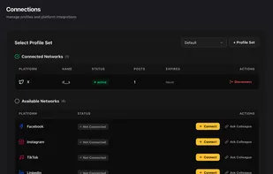 Connect your account