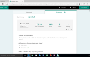 Microsoft Forms screenshot 1