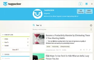 In your Tagpacker profile, you will always find what you are looking for.