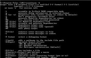 NASM screenshot 1