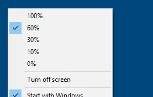 BrightnessControl screenshot 1