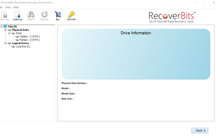 RecoverBits Recycle Bin Recovery screenshot 1