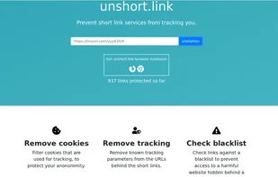 Unshort.link screenshot 1
