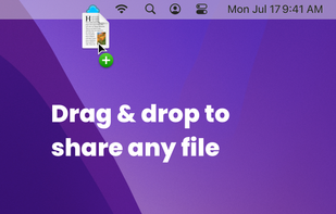 Drag and drop upload