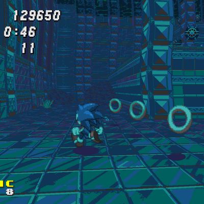 Sonic CD recreated in Sonic Robo Blast 2 