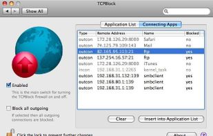 TCPBlock screenshot 1