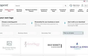 Vistaprint screenshot 1