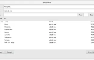Sound Juicer screenshot 1