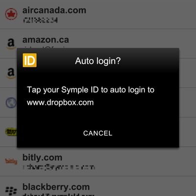 Logging into a site on your paired computer; you just tap your phone to your NFC ID