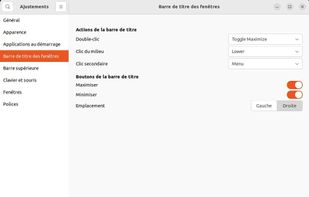 GNOME Tweaks screenshot 3
