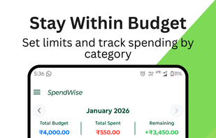 SpendWise - Expense & Budget screenshot 3