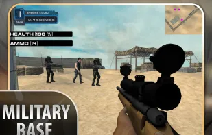 Military Base Sniper Shooter screenshot 2