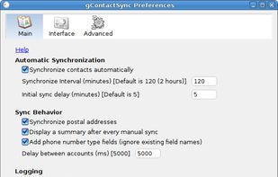 gContactSync screenshot 1