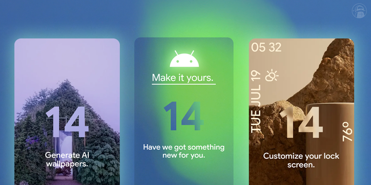 Android 14 is here with AI-Powered wallpapers, passkeys support, and a Health Connect app image