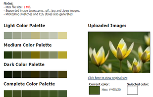 CSS Drive Colors Palette Generator screenshot 1