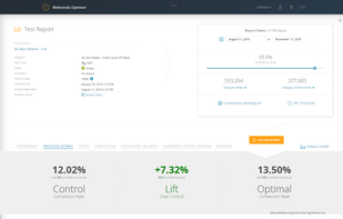 Webtrends Optimize screenshot 1