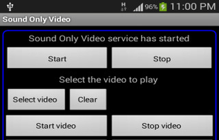 Sound Only Video screenshot 1