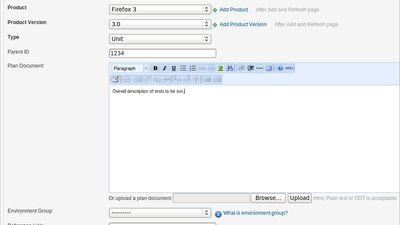 Create IEEE 829 or free text Test Plan
This document describes what and how are you going to test