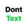 Dont Text icon