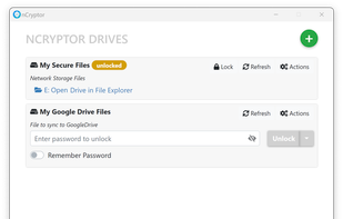 Encrypted Drive List