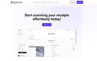 Scan receipts and manage expenses