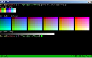 tmux screenshot 1