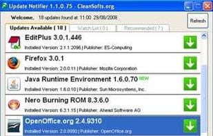 Update Notifier screenshot 1