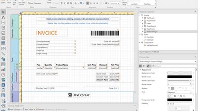 WPF End-User Report-Designer