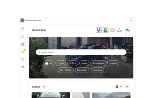 Access exactly the right assets relevant to your Brand directly within the applications that you use. Expand your creative output by leveraging assets from all your DAM systems in your everyday applications!
