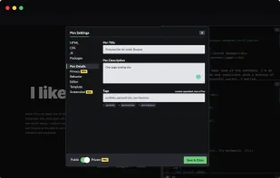 Keep Your Pens Private:
Nobody can see your private stuff until you want them to, because they are at secret unguessable, non-searchable, non-indexable URLs.