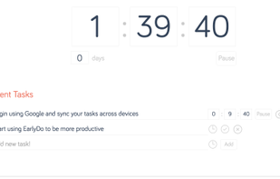EarlyDo screenshot 1