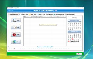 SSuite CleverNote PIM screenshot 1