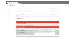 Block Site Extension screenshot 1