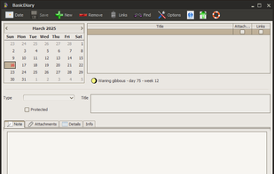 BasicDiary screenshot 1