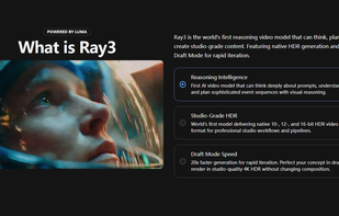 Ray3 AI screenshot 2