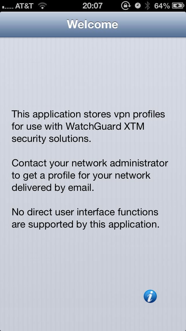 watchguard vpn client mac