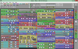 Wren modular synthesizer screenshot 1