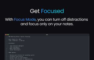 Focus On Your Notes
