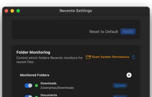 Recento screenshot 2