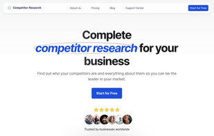 Competitor Research screenshot 1