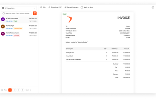 Billing and Invoicing for Billable & Billable hours