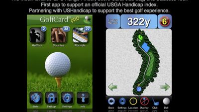 GolfCard Classic screenshot 1
