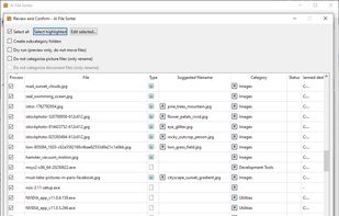 Review dialog - Windows