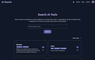 AI Search screenshot 1