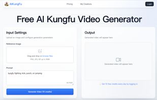 AI Kungfu Video Generator