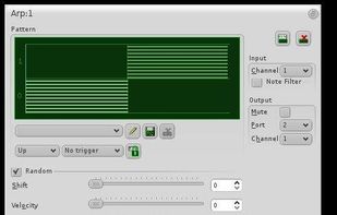Arpeggiator module