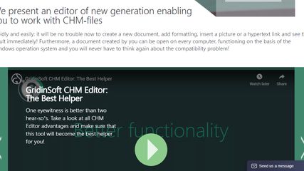 CHM Editor screenshot 1