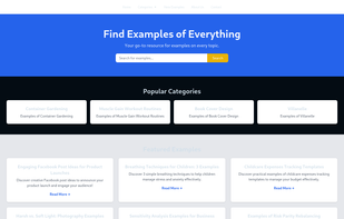 Examples Of screenshot 1