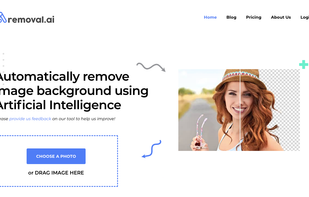 Automatically remove image background using Artificial Intelligence.