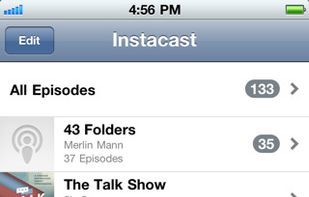 Instacast screenshot 1
